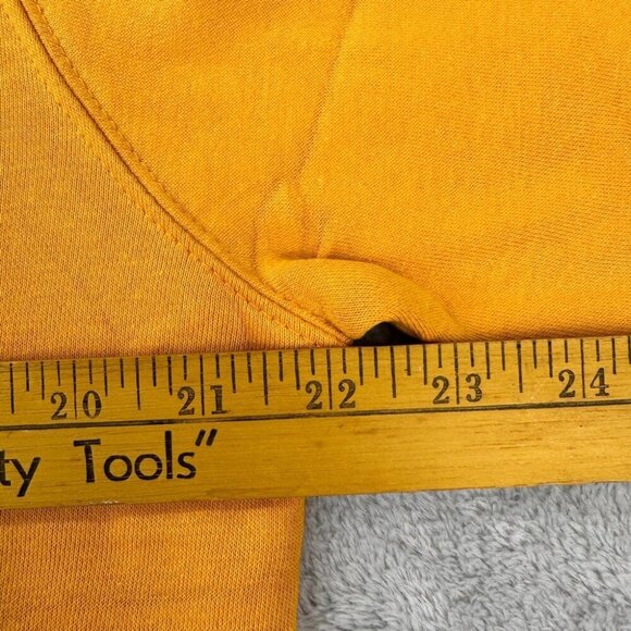 Ed Hardy NWT Men's Size Medium Crouching Panther Yellow Fleece Pullover Hoodie - Picture 6 of 12